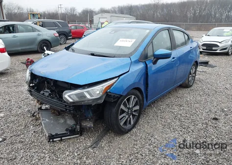 2020 Nissan Versa Sv Xtronic Cvt z USA, uszkodzony, nr VIN 3N1CN8EV2LL827588